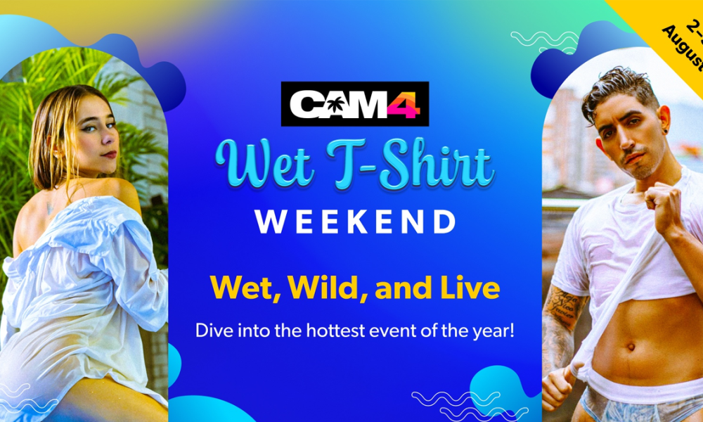 CAM4: #WetTshirt Weekend Contest Offers 1,060 Tokens in Summer Prizes ...
