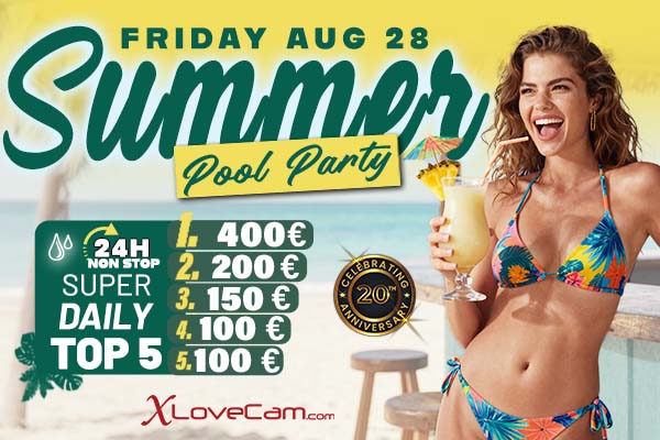 Summer Pool Party 2026 August 28th